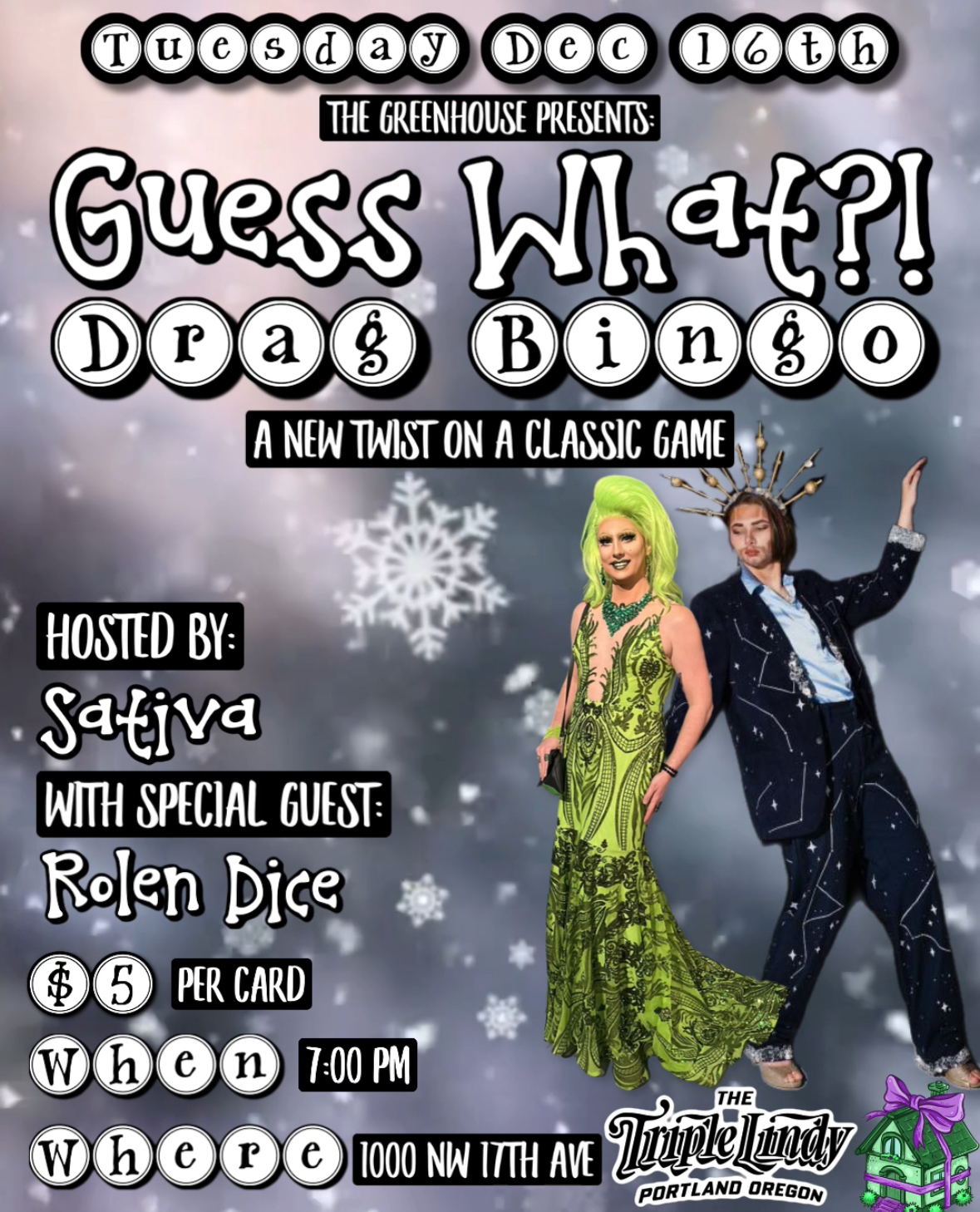 Guess What?! Drag Bingo