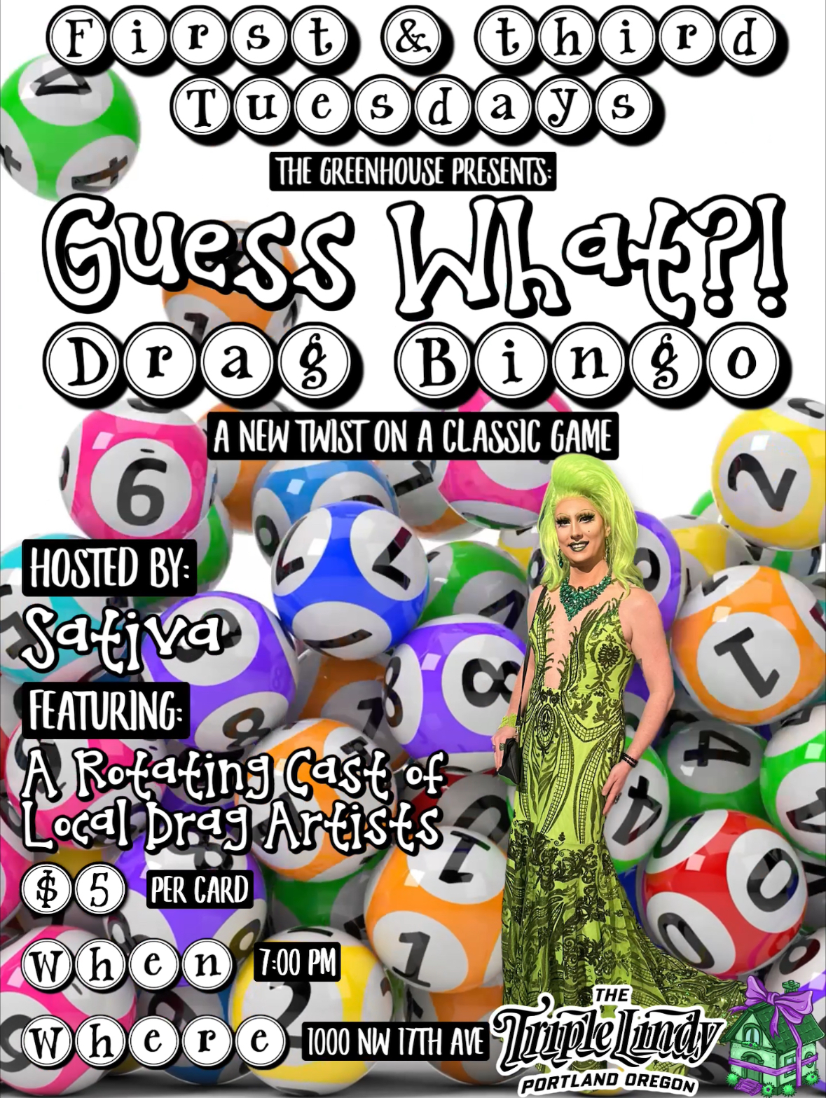 Guess What?! Drag Bingo
