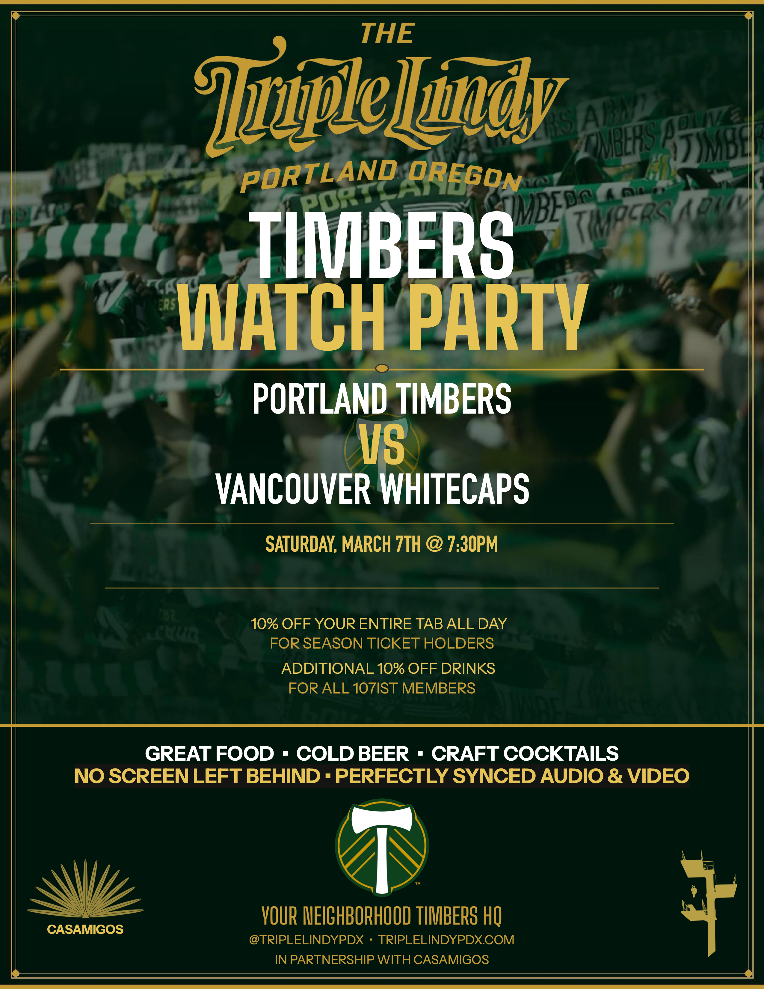 Timbers Watch Party - Portland Timbers vs Vancouver Whitecaps