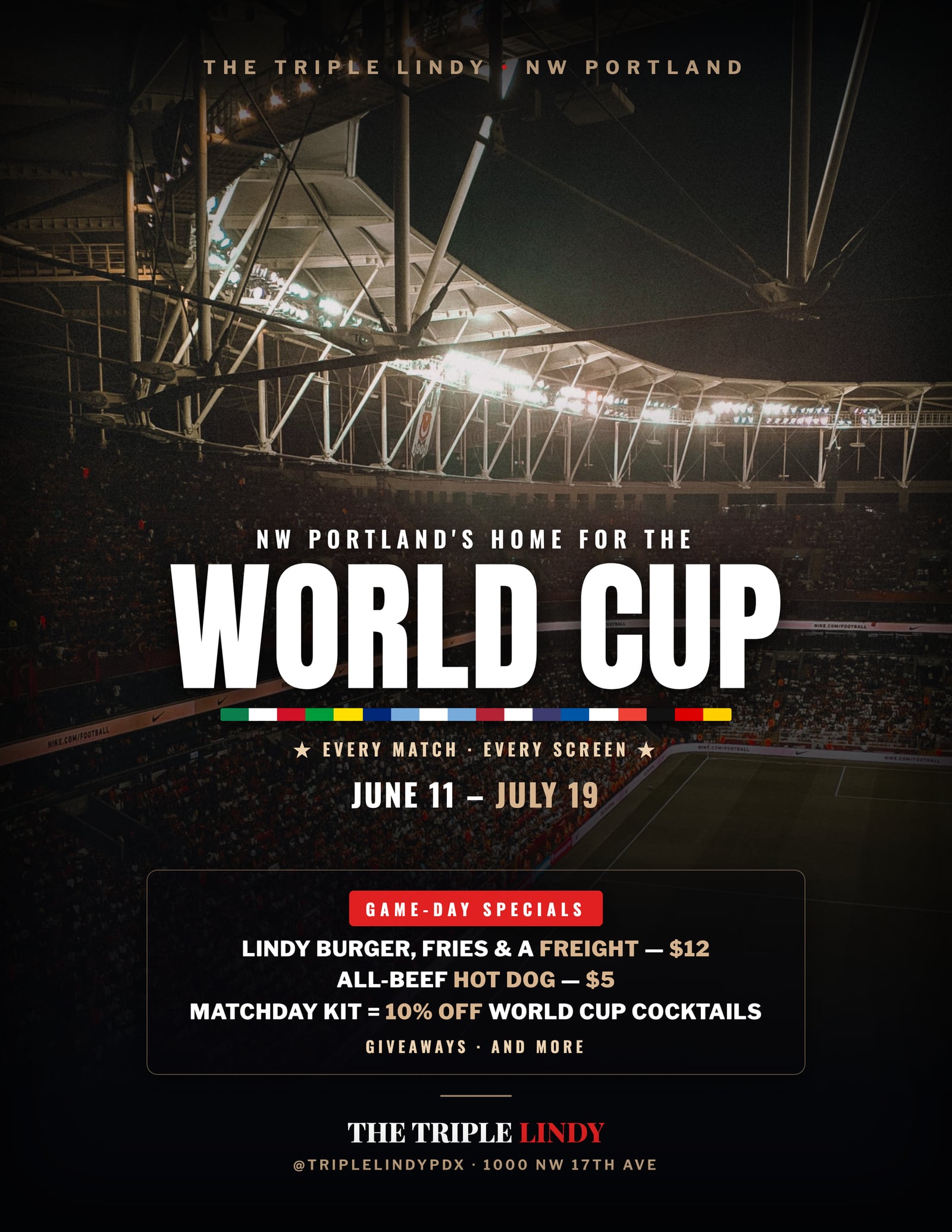 World Cup 2026 — Every Match, June 11–July 19